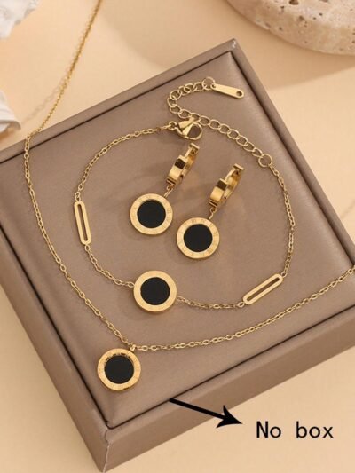 4pcs/Set Stainless Steel European and American Fashionable Bracelets