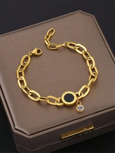 Stainless Steel Waterproof Non-Fading Bracelet