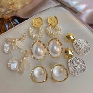 5 Pairs Vintage Luxury Earrings