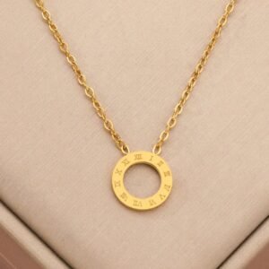 1pc Roman Necklace Stainless Steel